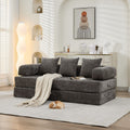 Roomfitters Folding Sofa Bed With 3 Pillows Convertible Floor Lounger Sleeper Couch For Living Room And Guest Room