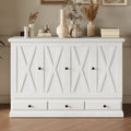 Roomfitters Full Queen Size Murphy Bed Cabinet With Charging Station And Storage Drawer Freestanding Fold Out Guest Bed White