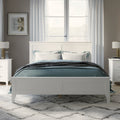 Roomfitters King Queen Full Size Bed Frame With Paneled Headboard And Footboard Traditional Wooden Platform Bed Frame
