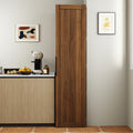 Roomfitters Kitchen Pantry Cabinet With Door Spice Rack Tall Wooden Narrow Food Storage Cupboard Appliance Tower Walnut