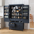 Roomfitters Kitchen Pantry Organizers And Storage Kitchen Cabinet Storage Hutch With Door Spice Racks Wine Rack