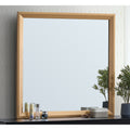 Roomfitters Kramer Gold Traditional Dresser Mirror Luxury High Gloss Vanity Mirror Contemporary High Clarity Gold Frame Mirror