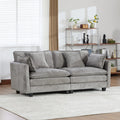 Roomfitters Large Upholstered Sofa Loveseat With Plush Cushions And Pillows Modern Cloud Couch For Living Room