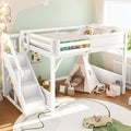 Roomfitters Loft Bed With Wardrobe And Storage Stairs Solid Wood Frame With Bedside Shelves