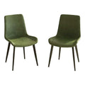 Roomfitters Mid Century Upholstered Dining Chairs With Tapered Metal Legs For Home Kitchen Furniture Set Of 2 Set Of 4