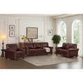 Roomfitters Modern 3 Piece Living Room Furniture Set Sofa Loveseat Chair With Hidden Storage And Nailhead Trim