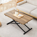 Roomfitters Modern Lift Top Coffee Table Mdf Desktop Adjustable Height Professional Convertible Workspace