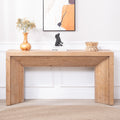 Roomfitters Modern Rustic Console Table 62 Long Entryway Desk With Solid Look Engineered Wood Antique Natural