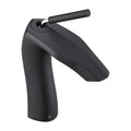 Roomfitters Modern Single Handle Bathroom Sink Faucet With Knurled Lever Contemporary Lavatory Vanity Faucet
