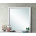 Roomfitters Primo Modern Dresser Mirror Architectural Wood Frame 36 Inch Square High Clarity Mirror