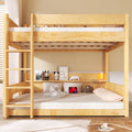 Roomfitters Queen Over Queen Bunk Bed With Storage Shelves And Usb Ports