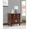 Roomfitters Summit Multi Drawer Nightstand Cappuccino Wood Grain Fully Assembled Traditional Bedroom End Table