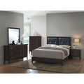 Roomfitters Upholstered Platform Bed Frame With Diamond Pattern Button Detailed Headboard No Box Spring Needed