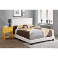 Roomfitters Upholstered Platform Bed Frame With Elegant Button Detailed Headboard No Box Spring Needed