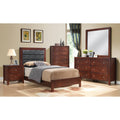 Roomfitters Upholstered Platform Bed Frame With Horizontal Channel Padded Headboard No Box Spring Needed