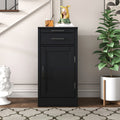 Roomfitters Wine Bar Cabinet With Pull Out Tray Wooden Liquor Storage Coffee Server Buffet Sideboard Credenza Cupboard Black