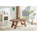 Roomfitters Wood Grain Mdf Dining Table Outward Sloping V Leg Rectangular Kitchen Table Conference Table