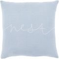 Roost Denim Blue Nest Throw Pillow Cover 20 X 20