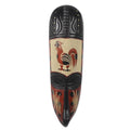Rooster African Wood Mask