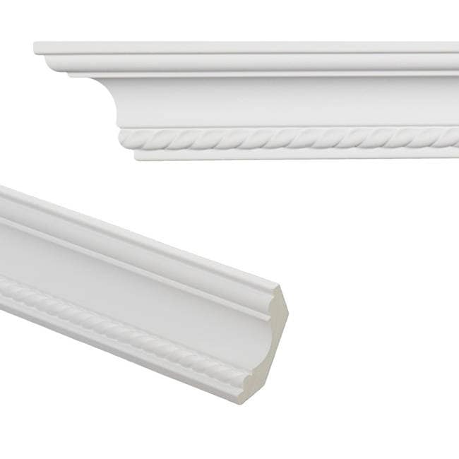 Rope 3.1 Inch Crown Molding 8 Pieces