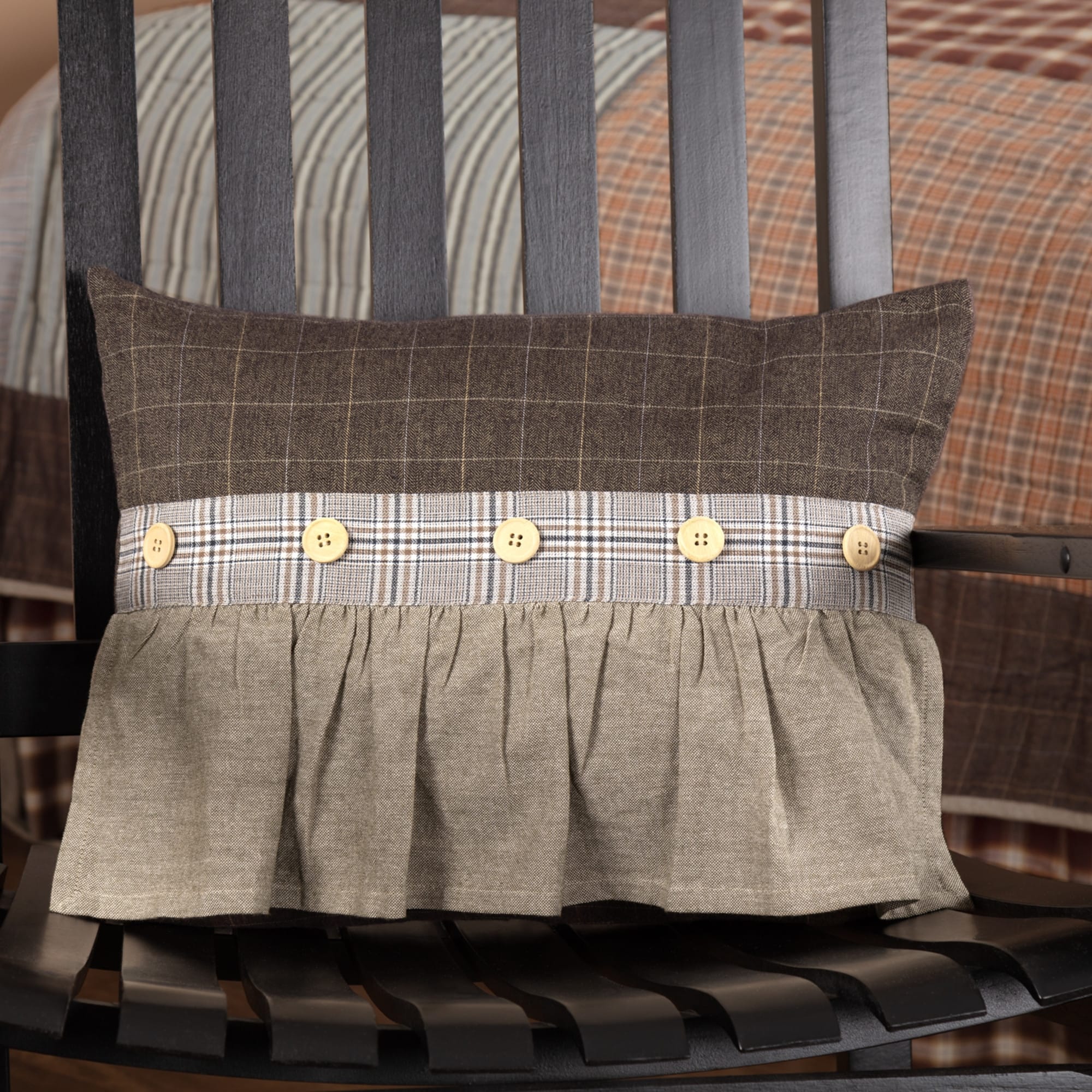Rory 14 X 18 Ruffled Pillow