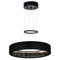 Strick Bolton Mehta Matte Black Led Chandelier