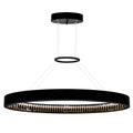 Strick Bolton Mehta Matte Black Led Chandelier