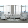 Rose Mid Century Modern Grey Fabric Sofa Loveseat And Chair