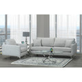 Rose Mid Century Modern Grey Fabric Sofa And Chair