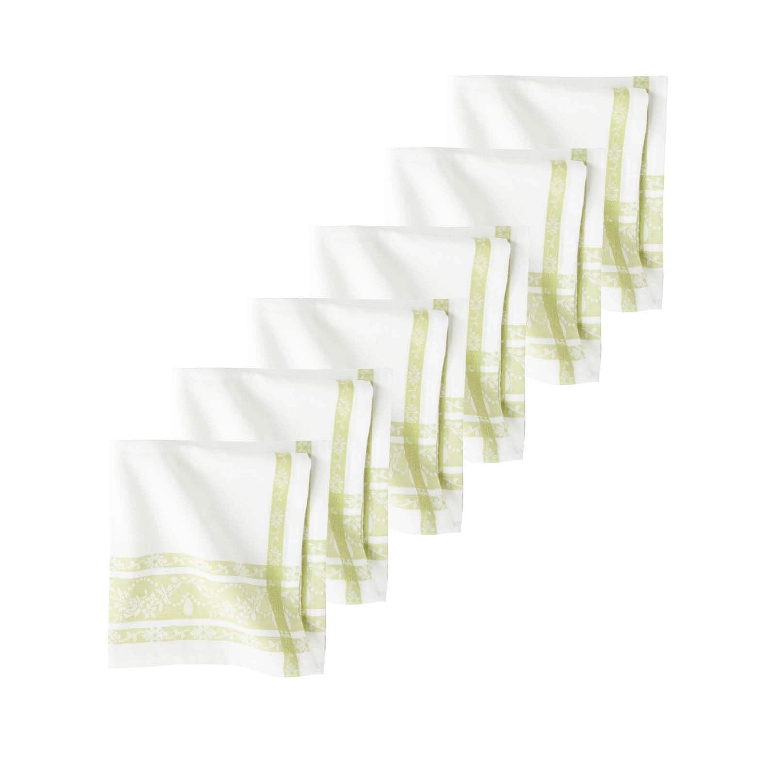 Rose Trellis Jacquard Napkin Set Of 6 18 X 18