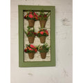 Roses In Ceramic Pot Wall Decor