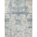 Roset Handloomed Bamboo Silk Blue Area Rug