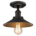 Roseto Dawson Creek Single Light 9 Wide Semi Flush Ceiling Fixture