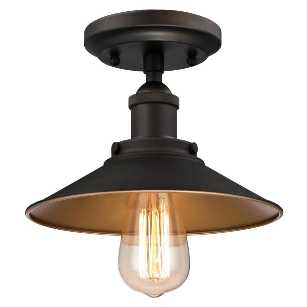 Roseto Dawson Creek Single Light 9 Wide Semi Flush Ceiling Fixture