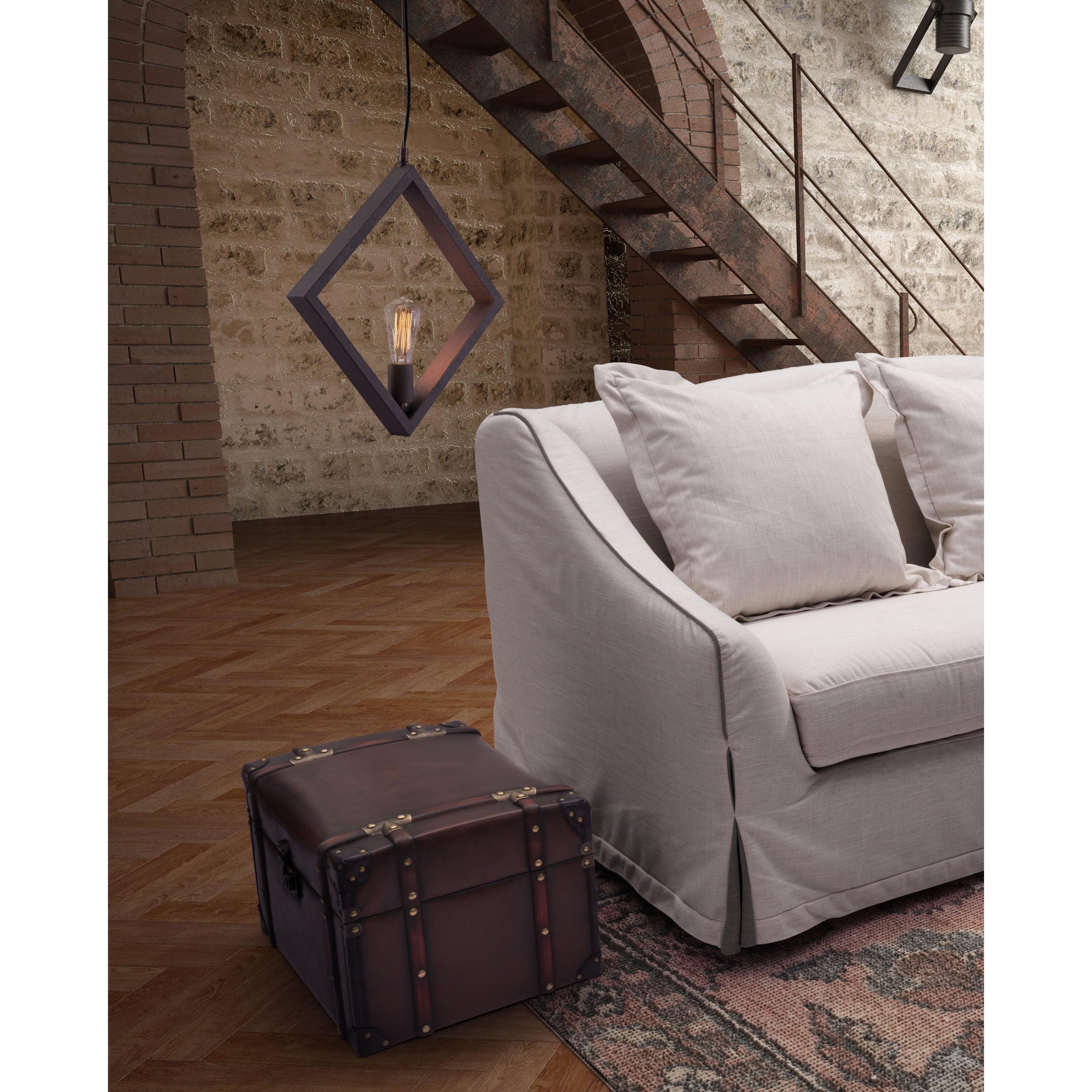 Rotorura Rust Ceiling Lamp