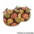 Havenside Home Eastport Round 15 Inch Outdoor Bistro Chair Cushions Set Of 2