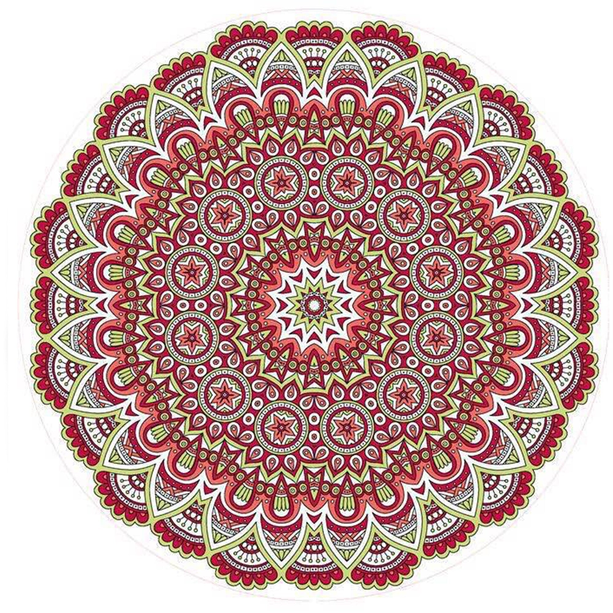 Round Beach Towel Mandala Towel