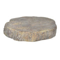 Round Cemented Log Accent Brown