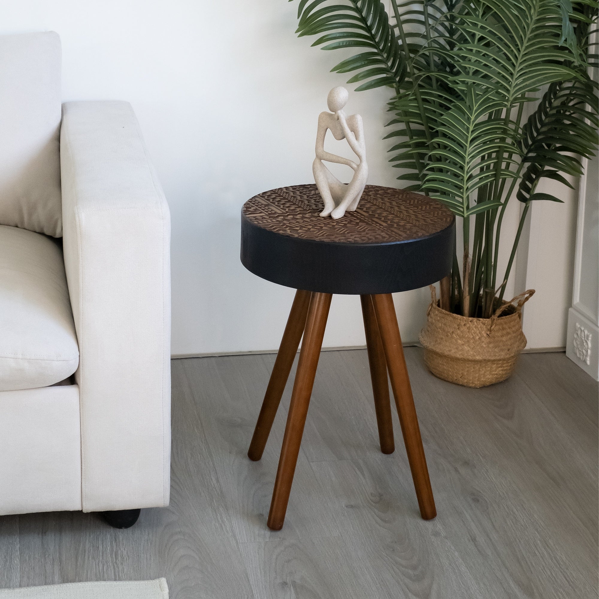 Round Coffee Table Side Table Sofa Table Center Table Hallway Table End Table Tea Table For Living Room