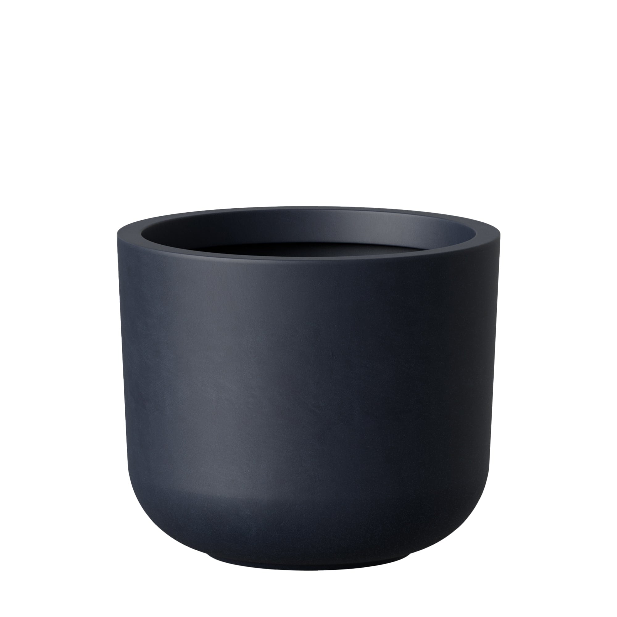 Round Concrete Planter With Drainage Hole