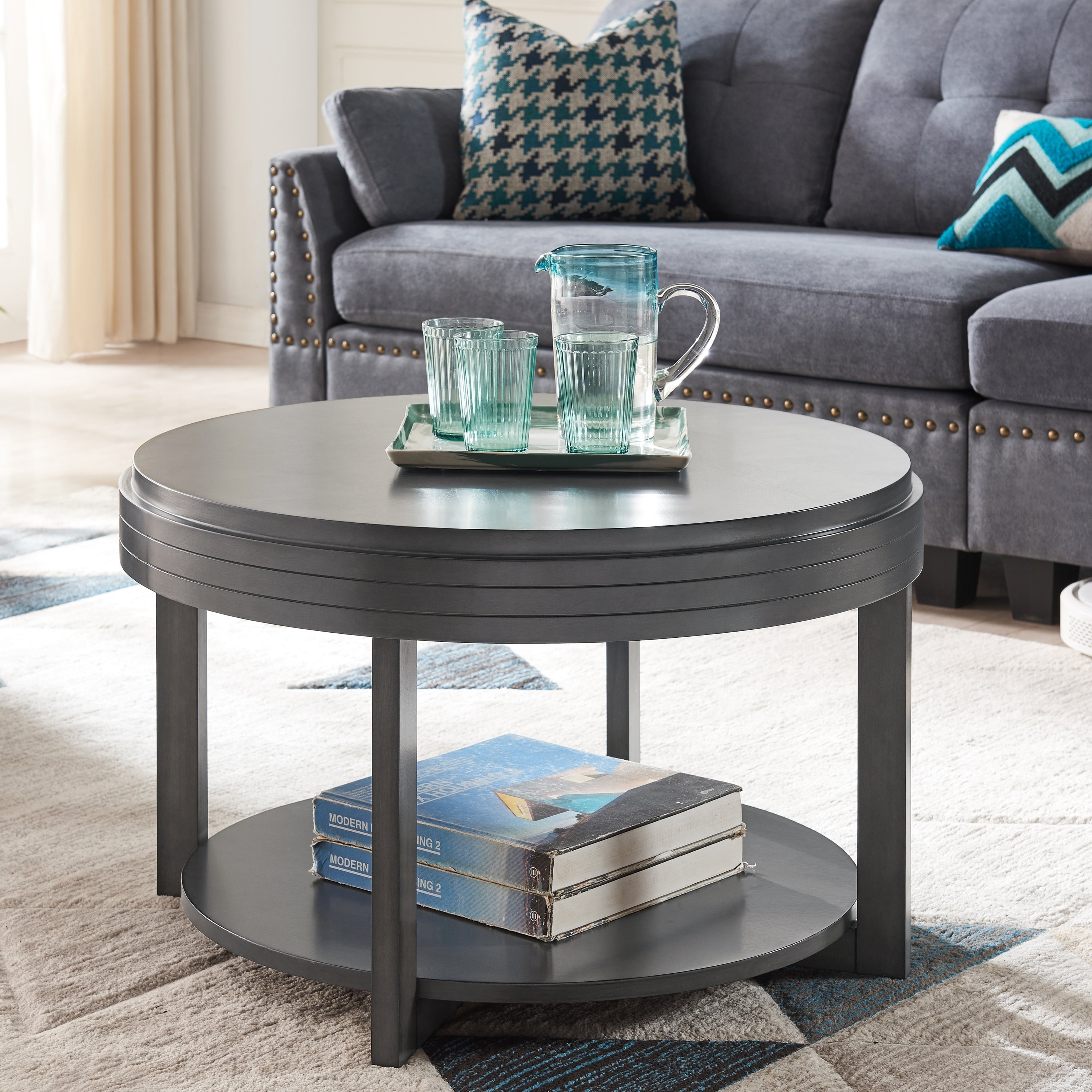 Round Condo Apartment Coffee Table