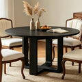 Round Dining Table For 4 6 People 47.24 Solid Wood Kitchen Table