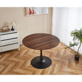 Round Dining Table With Mdf Top Pedestal Base Tulip Dining Room Table For 4 6 People Leisure Table For Small Places