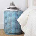 East At Mains Simon Coconut Round End Table