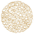 Round Placemats With Wire Nest Design Set Of 4