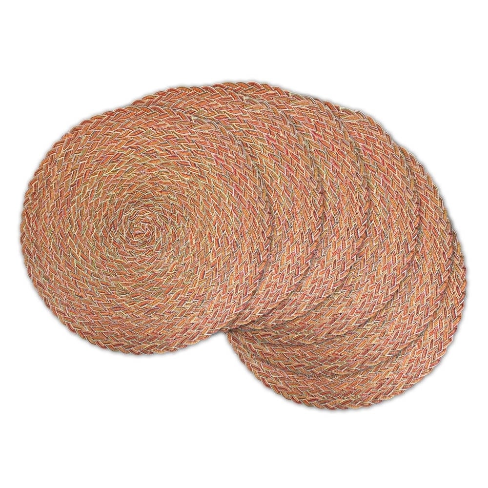 Round Variegated Placemat Set Of 6