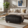 Roundhill Furniture Nolan Contemporary Upholstered Cocktail Ottoman