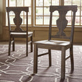 Rowyn Wood Dining Fiddle Back Dining Chairs Set Of 2 By Inspire Q Artisan