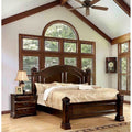 Royal 3Pc Solid Wood Bedroom Furniture Set Cherry Finish