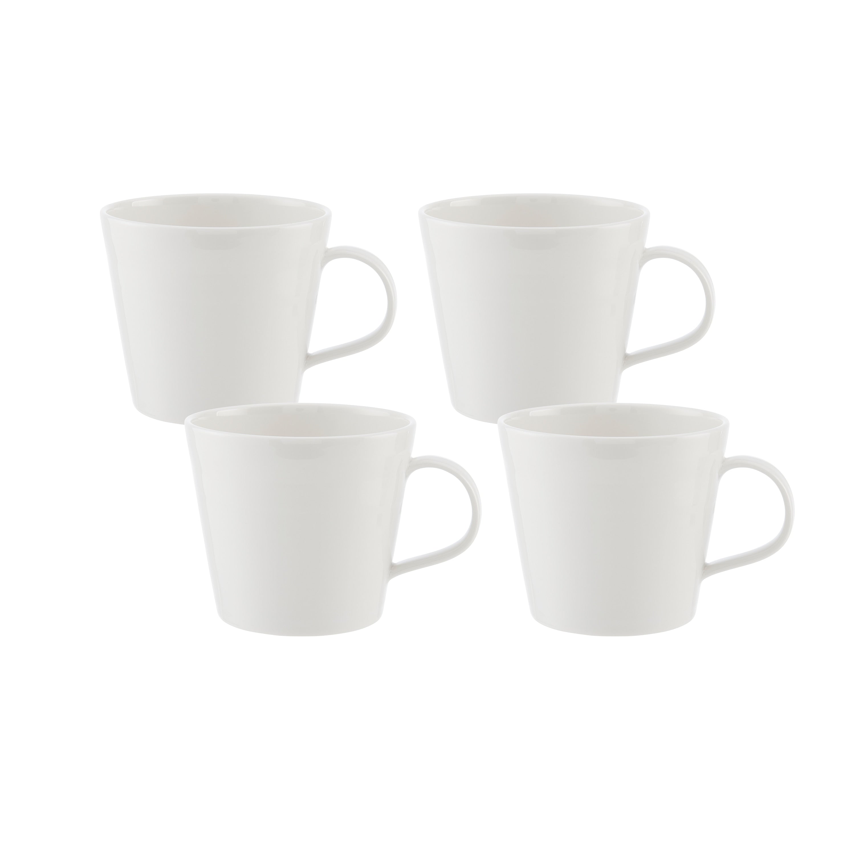Royal Doulton 1815 Pure Mug 13.5Floz White Set Of 4